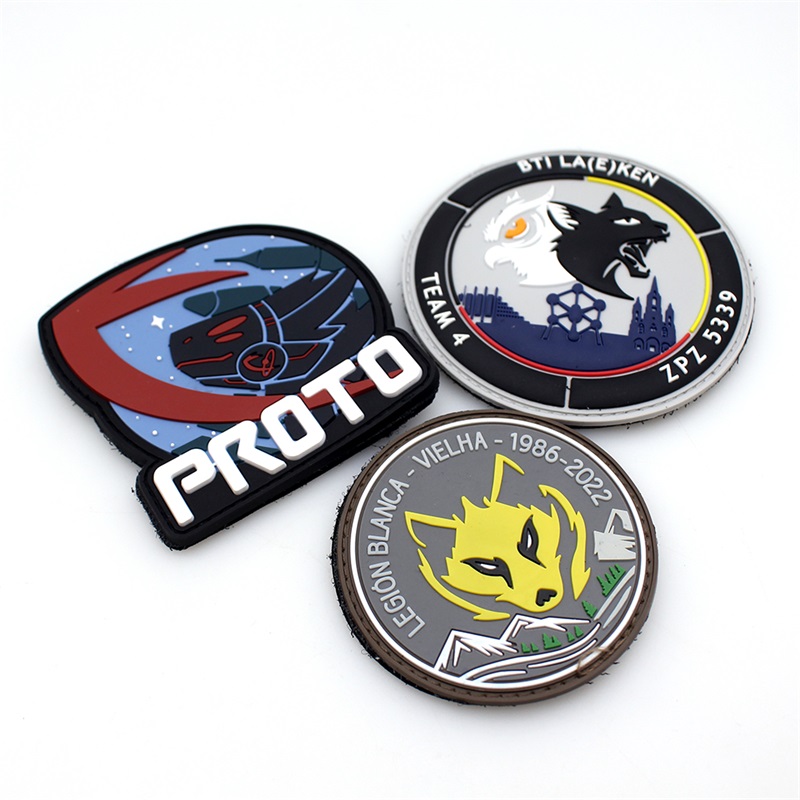 Custom Logo PVC Patches | Branded PVC Emblem Patches Manufacturer