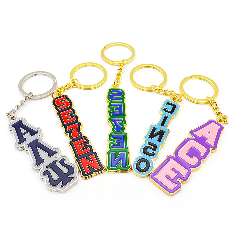 Custom Text Keychains Manufacturer | Personalized Message Keychains